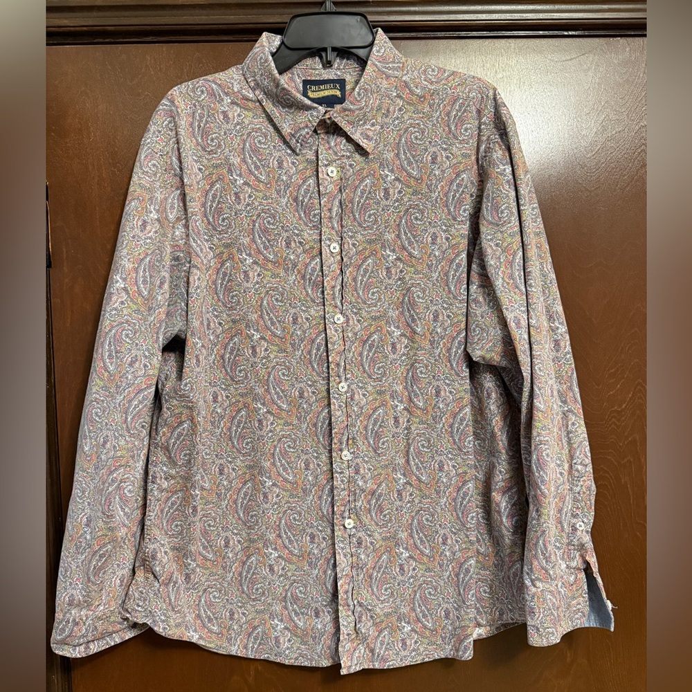 Daniel Cremieux Multicolor Paisley Button Down Shirt